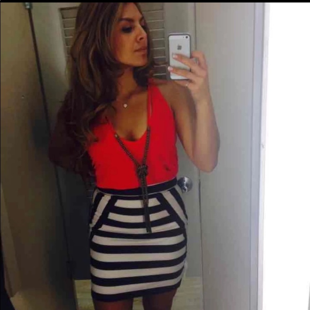 Marc by Marc Jacobs Scooter stripe skirt 6
